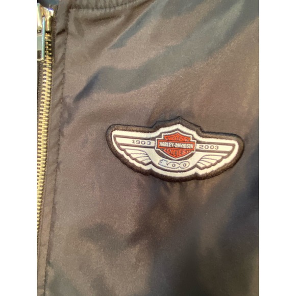 Vintage Harley Davidson 100th Anniversary Zip Jacket Size M* Classic Design WC19 - Picture 2 of 12
